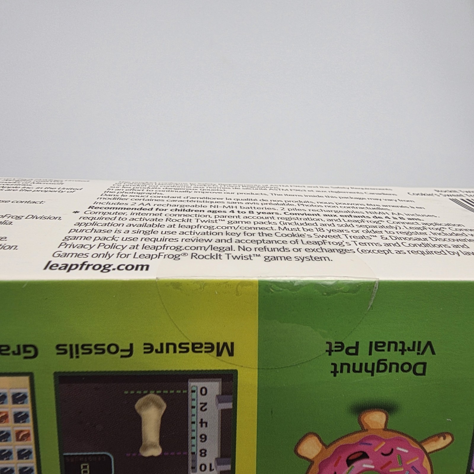 LeapFrog RockIt Twist System Handheld Learning Game System + 2 Game Pack – New