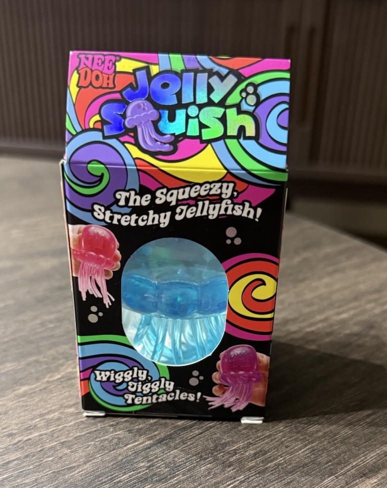 Schylling NeeDoh JellySquish Blue Super Squishy Squeeze Toy 25330NAB $30 OBO
