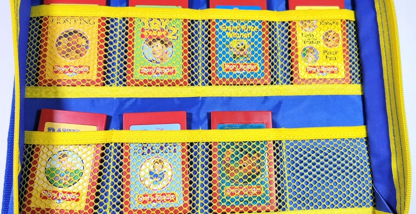 Story Reader Audio System -Disney Bundle: 9 Books/6 Cartridges/Carry Case/Tested