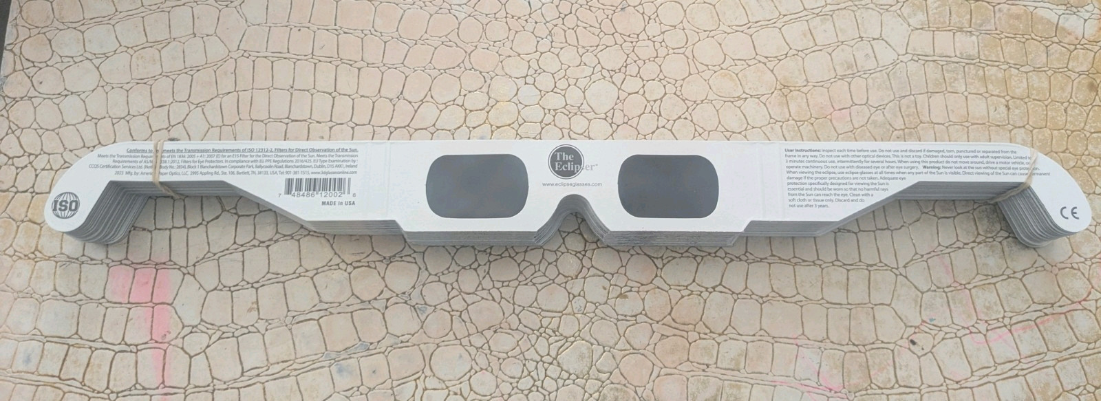 Solar Eclipse Glasses – 24 PACK – CE and ISO Certified – USA Seller
