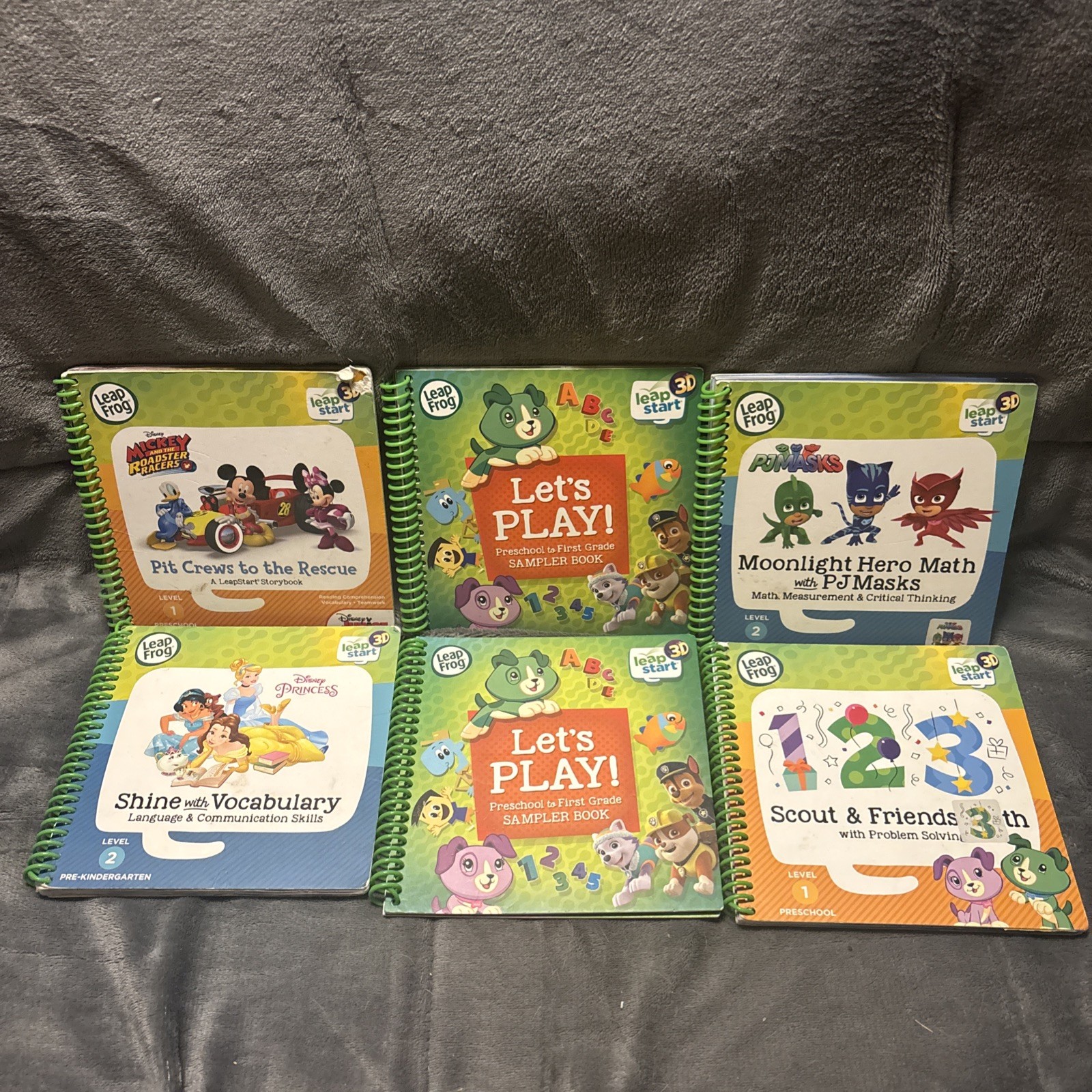 Lot Of 23 Leap Frog Leap Start Spiral Learning Books Learn to Read 🔥🔥🔥