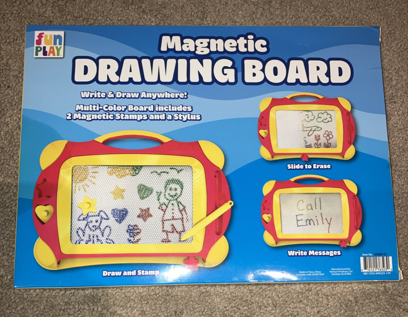Magnetic Drawing Board for Kids – Multi-Color Screen – Fun Play