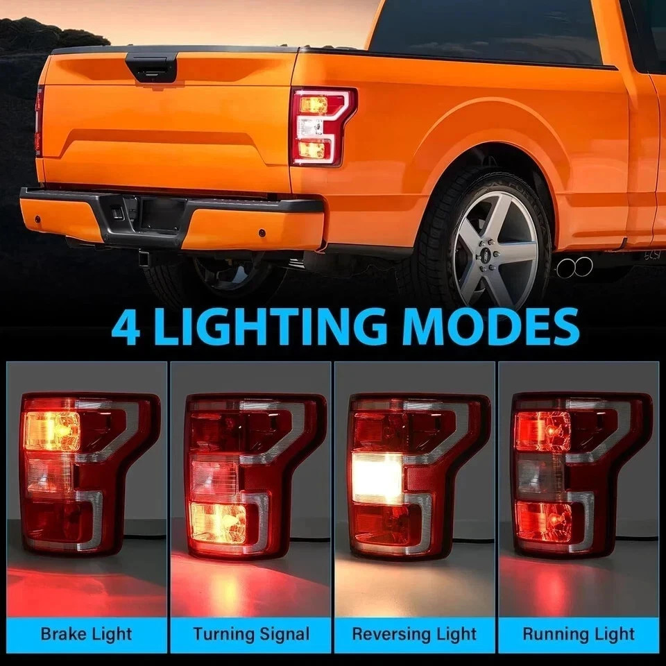 F150 Tail Lights Assembly, Compatible with 2018-2020 Ford F-150, Right Passenger