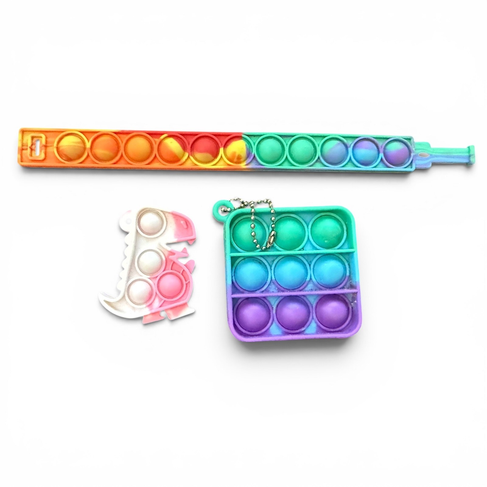 Disney Pop Bubble Sensory Toy Pink Multicolor Push Pop