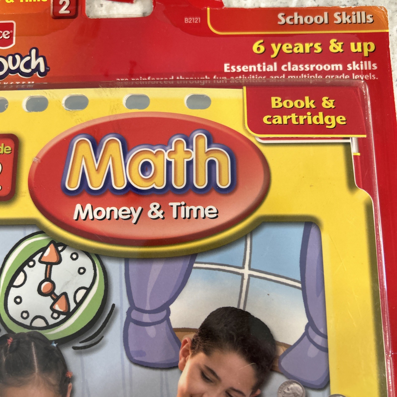 Fisher Price Power Touch Math Money & Time – Grade 2 Book and Cartridge New