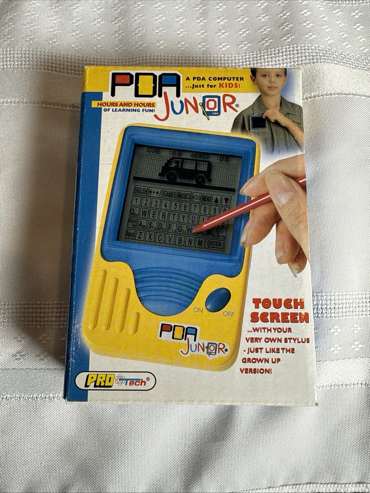 Vintage 2003 Pro Tech PDA Junior Kids Educational Touch Screen Toy NEW In Box