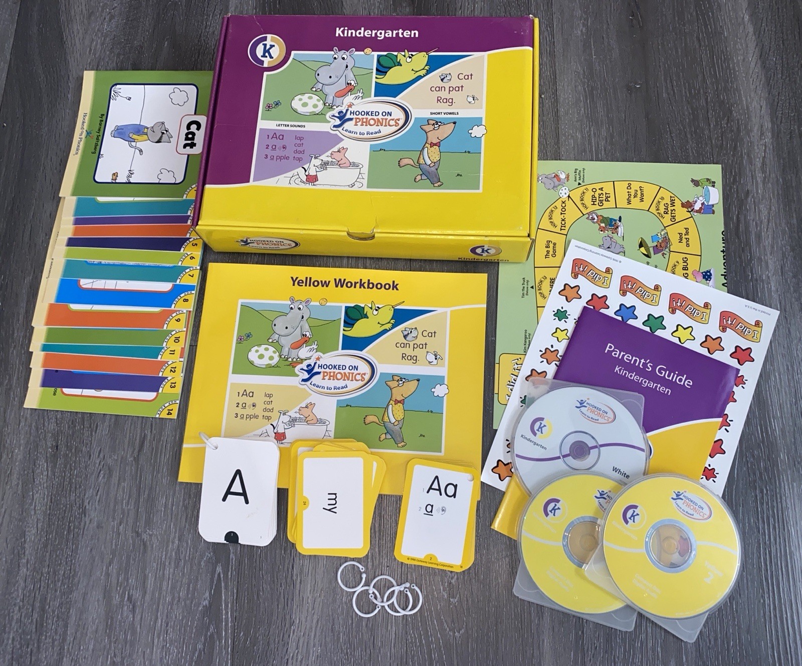 Hooked On Phonics Learn To Read Ages 4-8 K-2nd Grade Reading Program Set