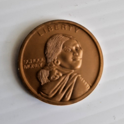 Vintage Play Money With Sacagawea Coins Homeschool Education No Nickels 0