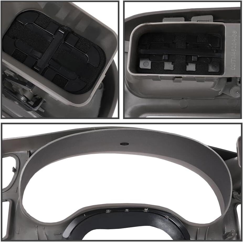 98-04 Chevy S10 GMC Sonoma Jimmy Blazer Dash Bezel Cover Gray (No 2DIN)