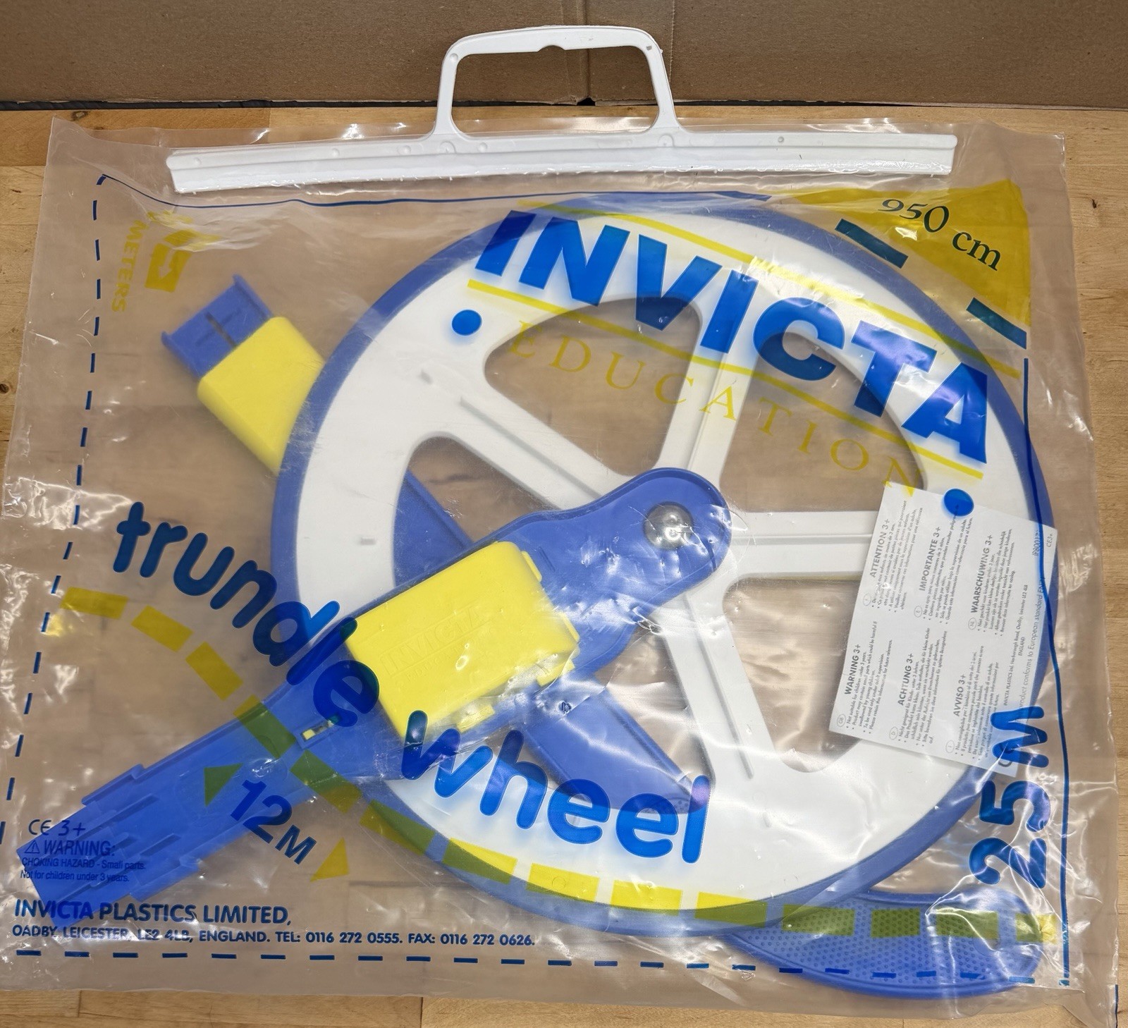 Invicta Trundle Wheel for Educational Materials New In Package 12M