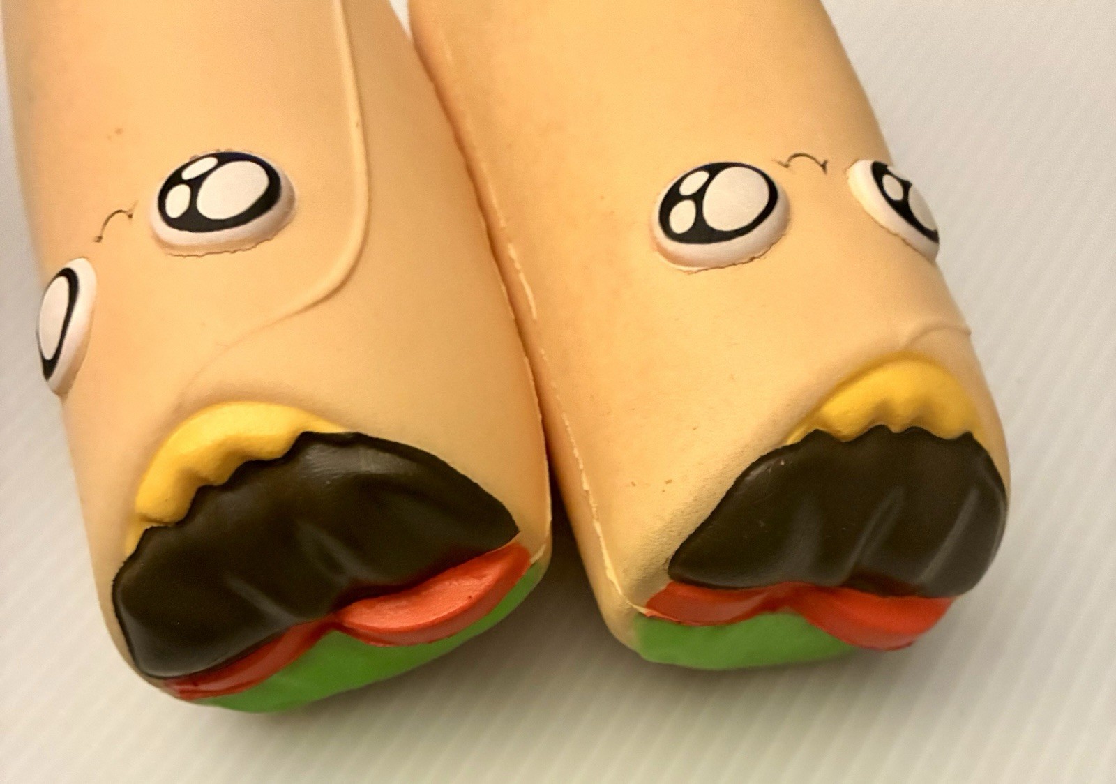Squeezy Burrito Squishy Toy Stress Relief Sensory Kids Gift Set Of 2