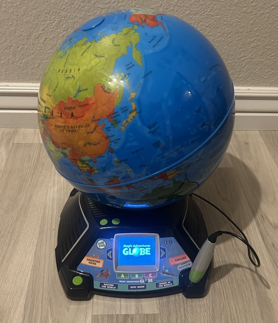 Leap Frog Magic Adventures Globe 2.8″ Video Screen BBC Videos Interactive Games