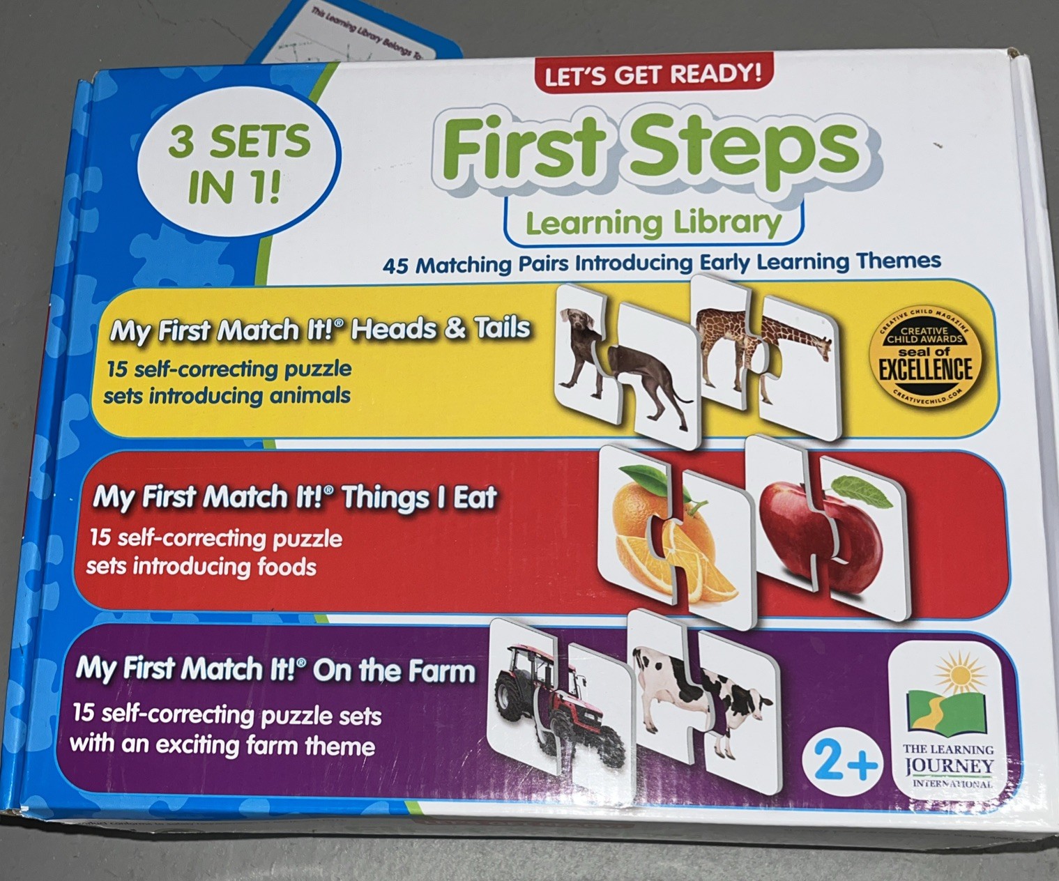 First Steps Learning Library Toddler Preschool Learning Games 3 Sets In 1!