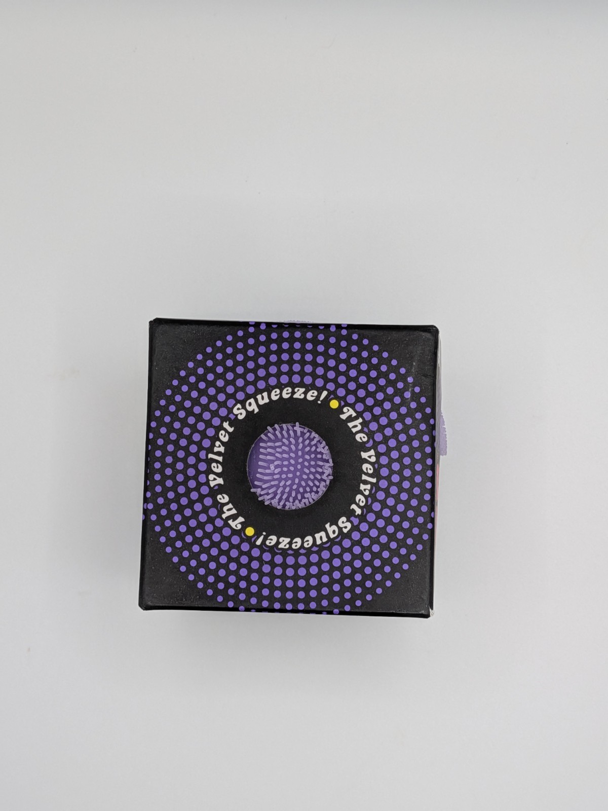 Nee Doh Needoh FUZZ BALL The Velvet Squeeze Fuzzball NEW Purple