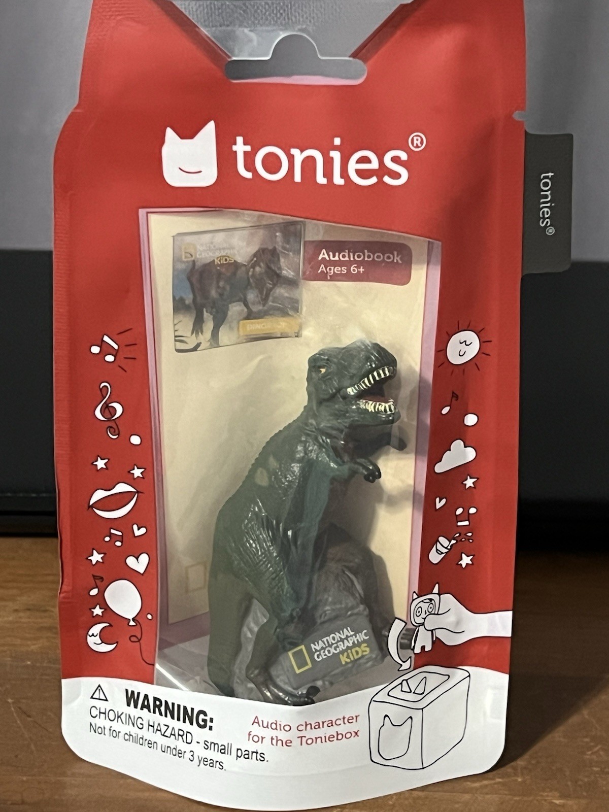 TONIES NATIONAL GEOGRAPHIC DINOSAUR Audio Play Character FIGURE Tonie Toniebox