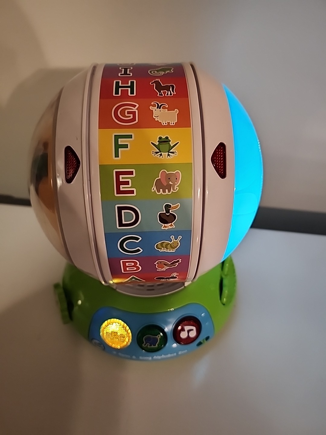 Leapfrog Spin And Sing Alphabet Zoo For Ages 6 Months To 36 Months Blue