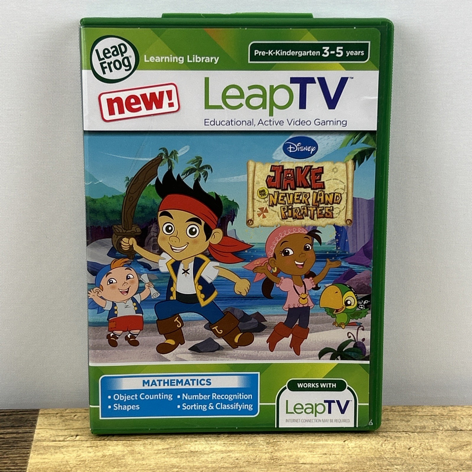 LeapFrog Leap TV Jake and the Never Land Pirates Education Video Game