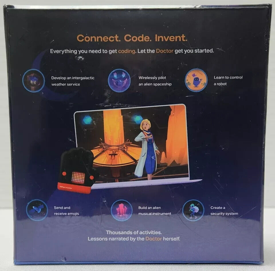 BBC Doctor Who Inventor Coding Kit for Kids Ages 7+ HiFive 40 Lessons STEM Toy