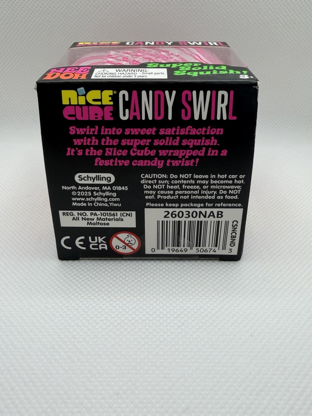 New Authentic Viral NEEDOH Nice Cube Candy Swirl NEE DOH fidget Squeeze Toy
