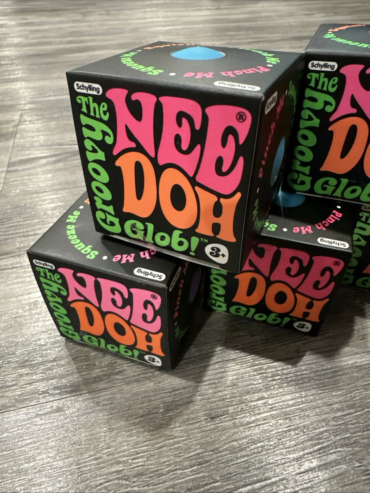 New Schylling Nee-Doh Stress Ball – Assorted Colors 5x, Groovy Glob!