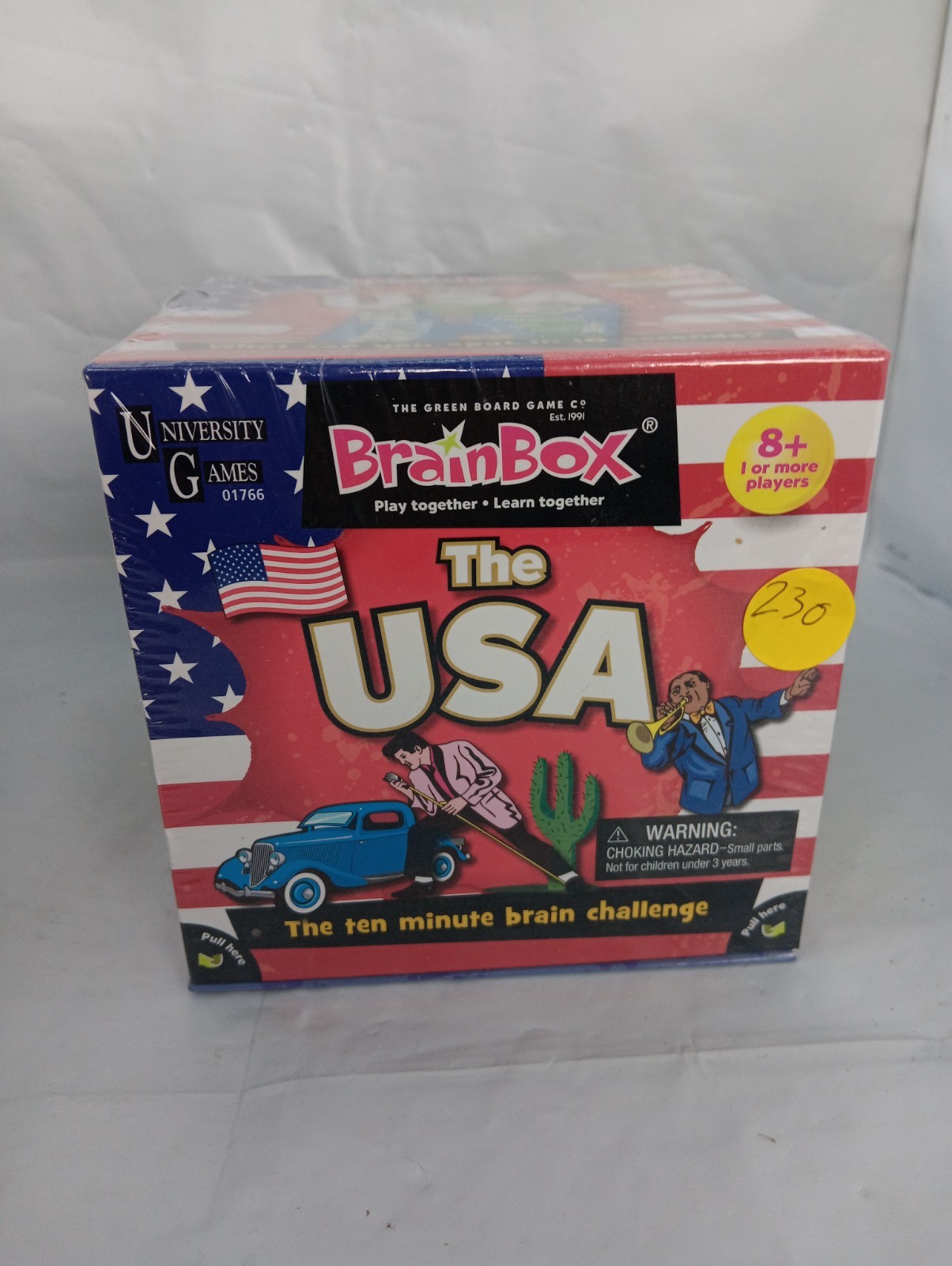 BRAIN BOX The USA 10 Minute Brain Challenge 2012 New Sealed University Games