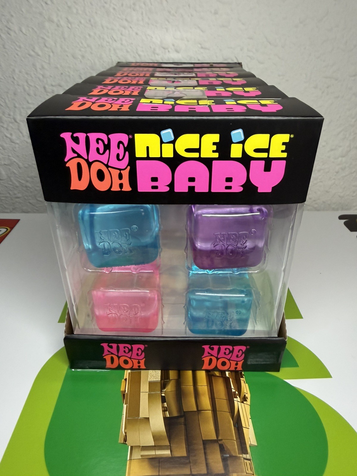 NeeDoh Nice Ice Baby 4 pack, Nee Doh Mini Nice Cube FULL CASE OF 6 AUTHENTIC ✅