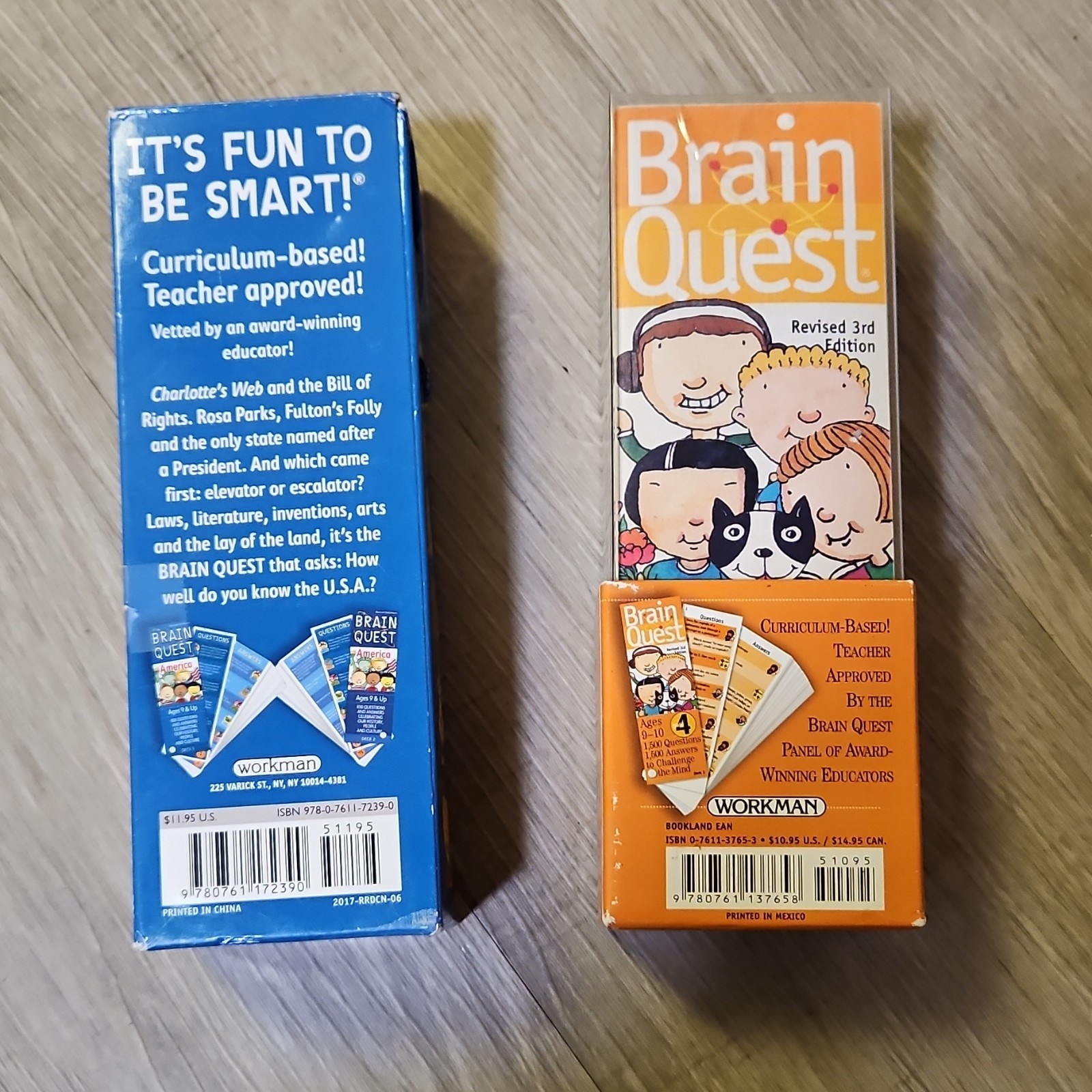 Brain Quest America History Cards Ages 9 & Up Revised 3rd Edition