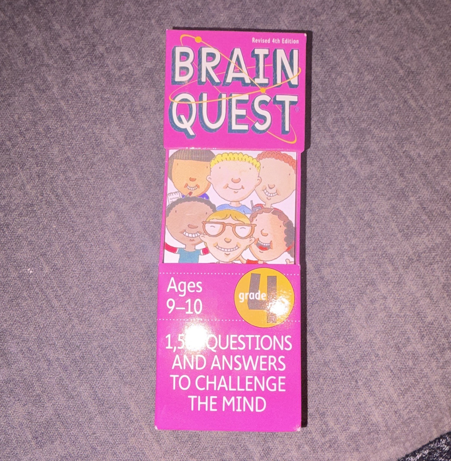Brain Quest Grade 4 Ages 9-10 Revised 4th Edition Question Cards 2020