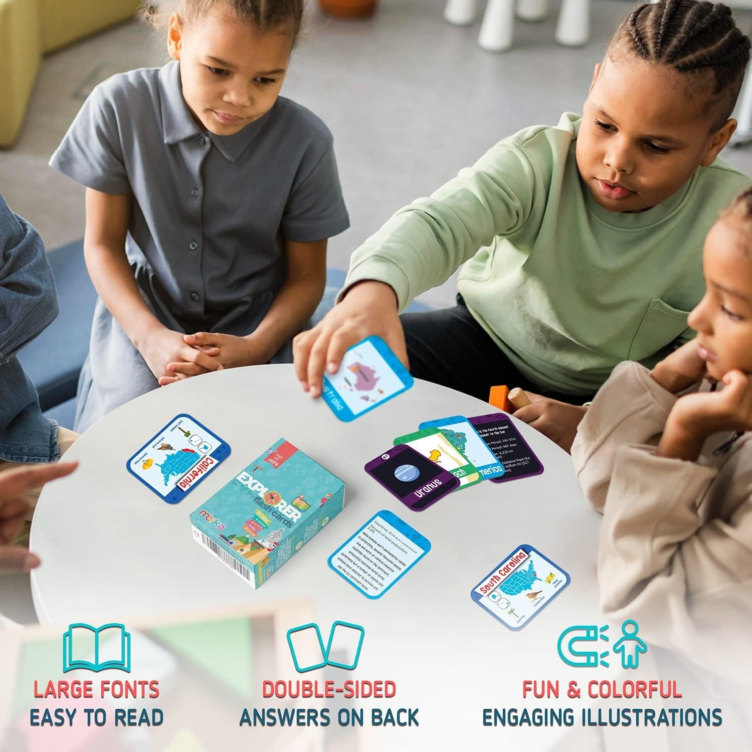 Engaging 90-Count Kids Flashcard Set – Perfect for Homeschooling Adventures