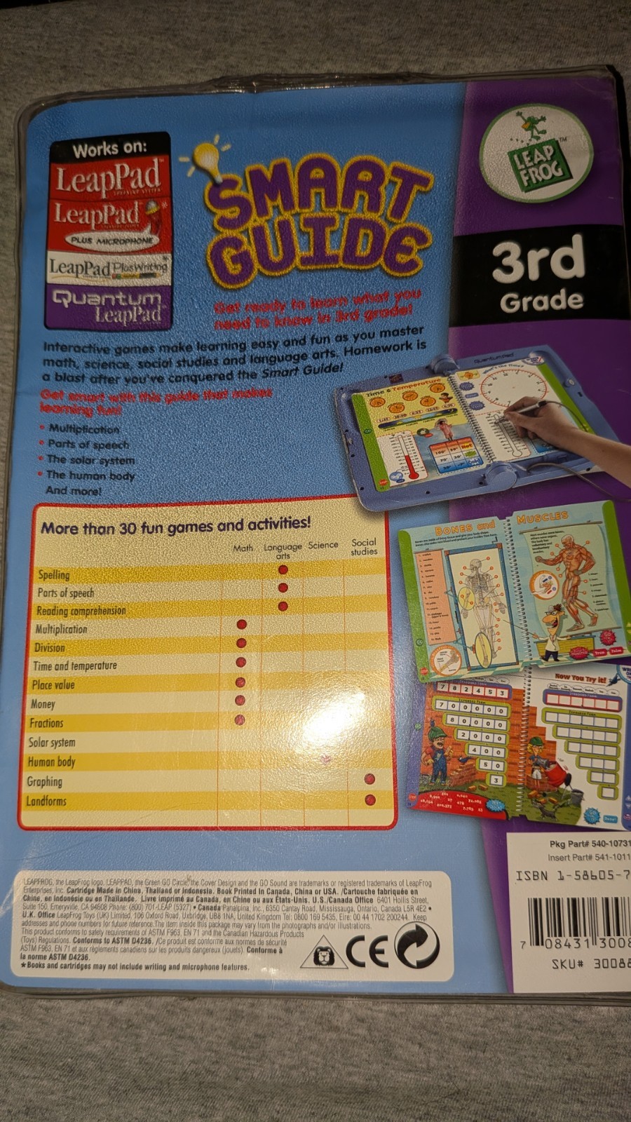 LeapPad 2 Game Lot Complete. Includes Shrek 2 And Smart Guide