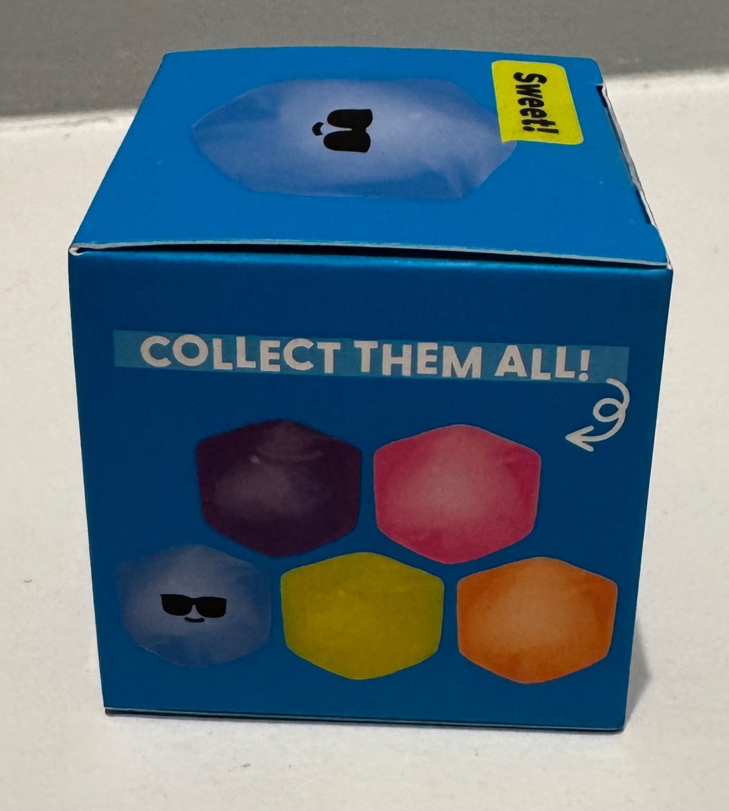 J’Adore Cool Cube Squishy TikTok Viral Stress Toy Super Soft Fidget Target Blue