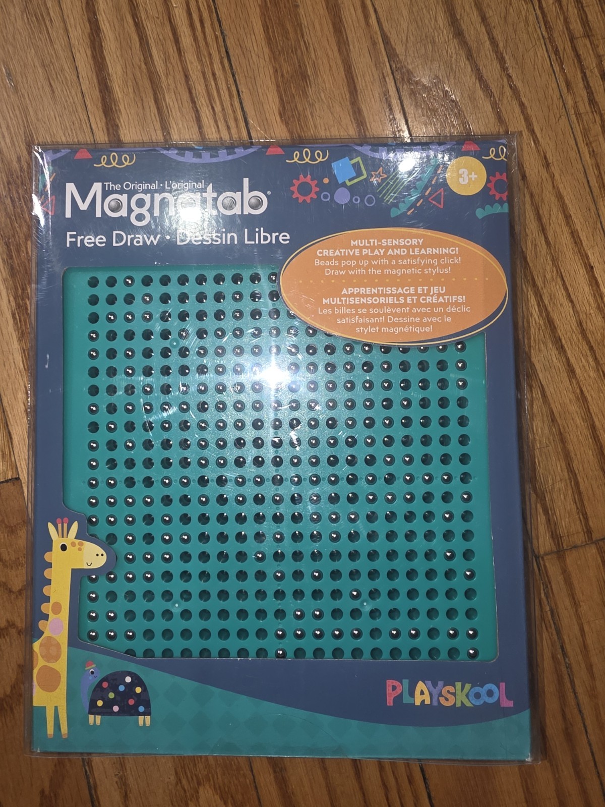 Playskool Magnatab Free Draw Magnetic Drawing Tablet Green Ages 3+ MPN 6320
