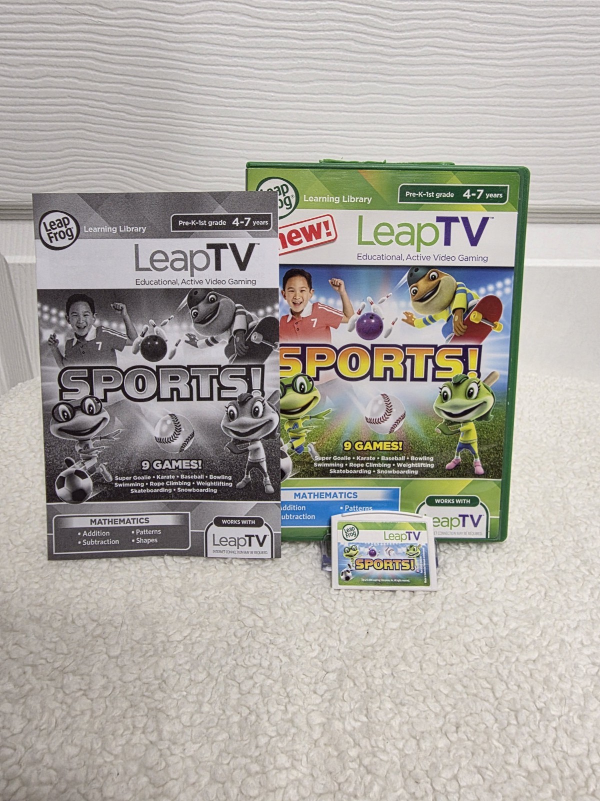 Leap Frog Leap TV Sports Educational Active Video Game Mathematics 4-7 Years