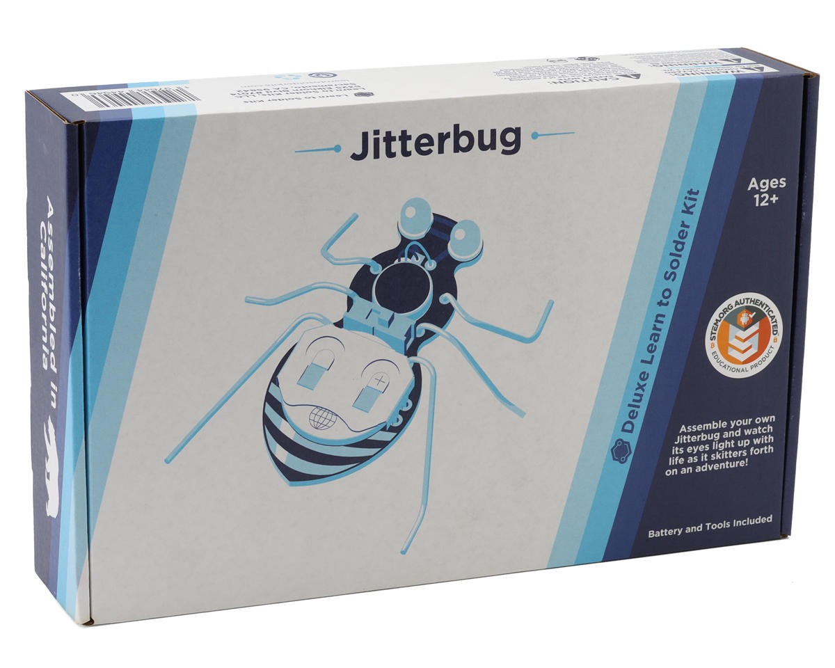 Learn To Solder Kits Jitterbug Deluxe Soldering Practice Kit [LSK-JTBG-DLX]