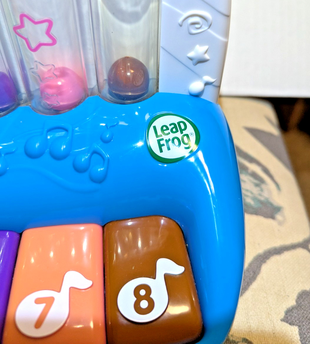 Leapfrog Poppin’ Play Piano Learning Toy Music Numbers Colors Motor Skills WORKS