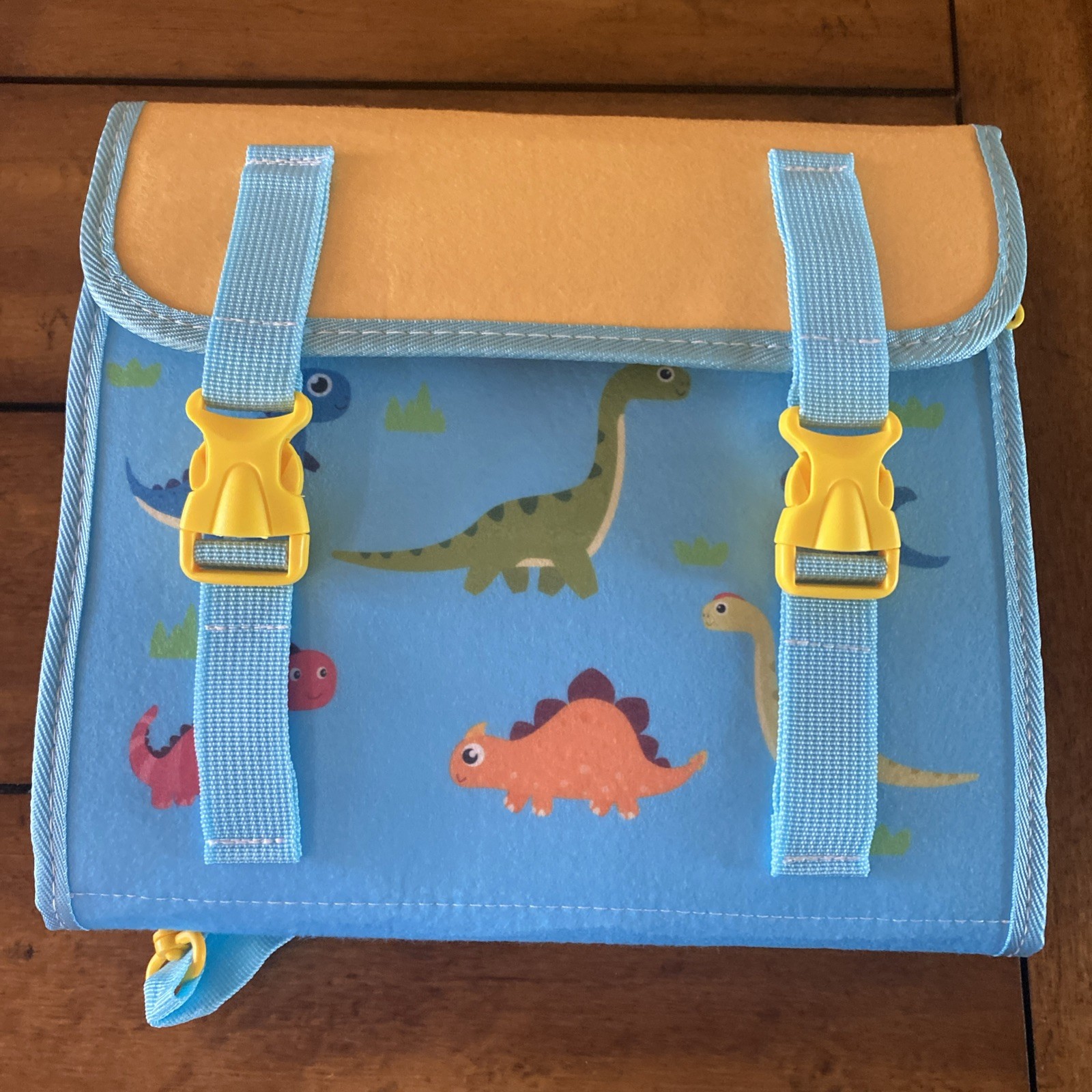 Blue Busy Book Toys Dinosaur Busy Board Learning Activities Toddlers / Kids Blue