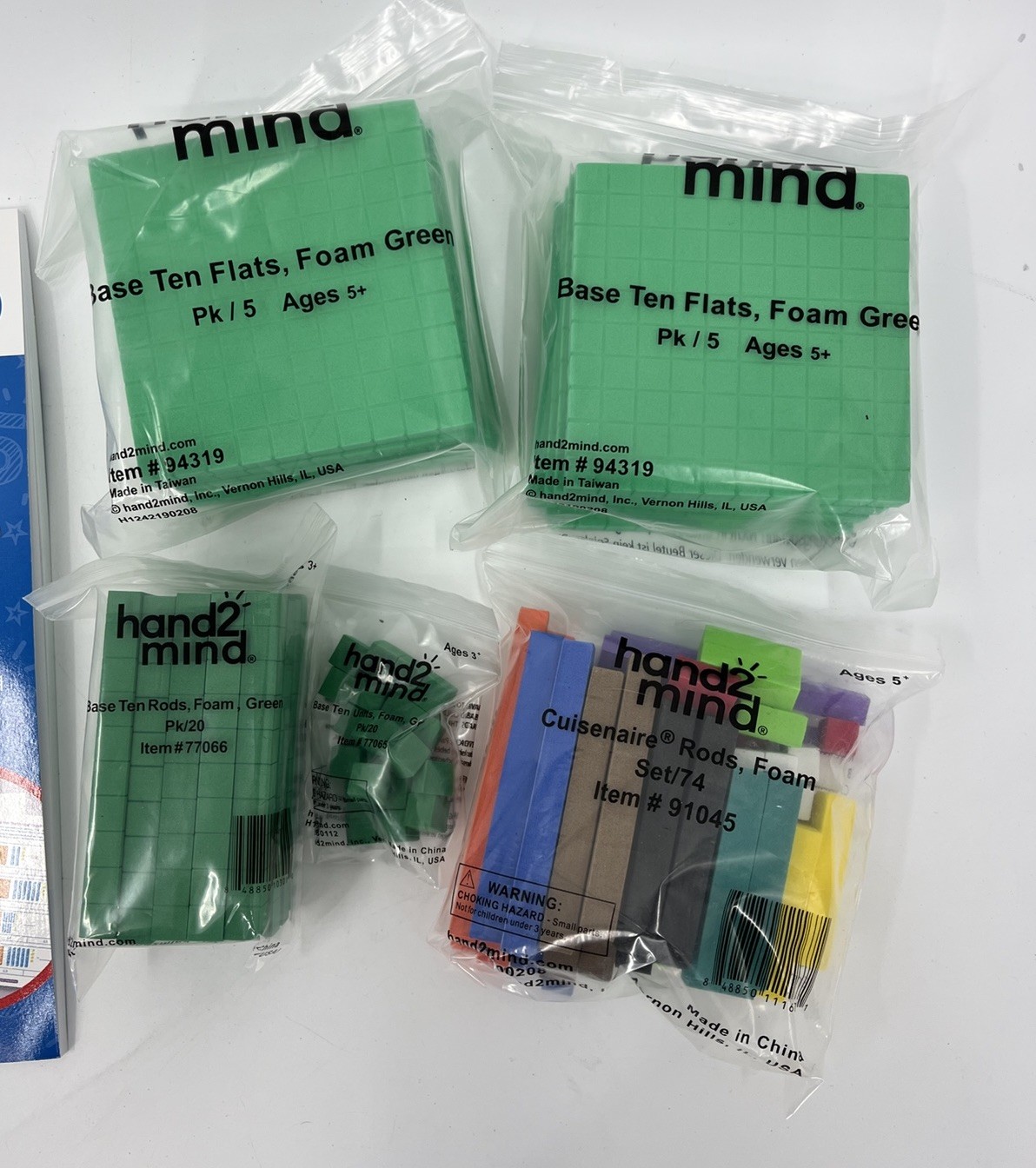 Hand 2 Mind Hands-On Standard Grade 5 Math Manipulatives Kit Homeschool