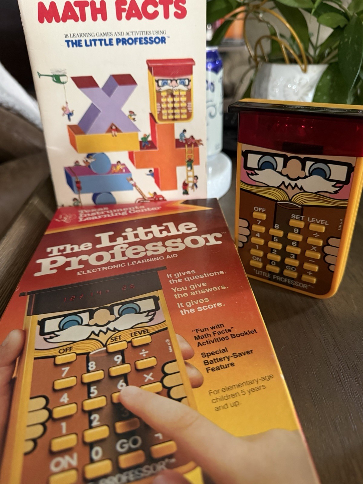 VTG 1970s Little Professor Math Facts Box. Tested and works. With box.