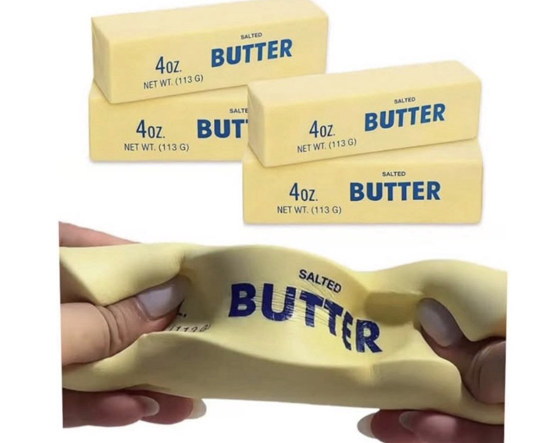 ✅ Butter Stick Squishy Fidget Toy Soft Stress Relief ADHD Anxiety Squeeze ✅