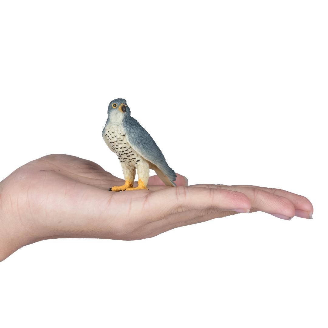Peregrine Falcon Figurine – Small Hand Painted Wildlife & Bird Toy Figure – Mojo