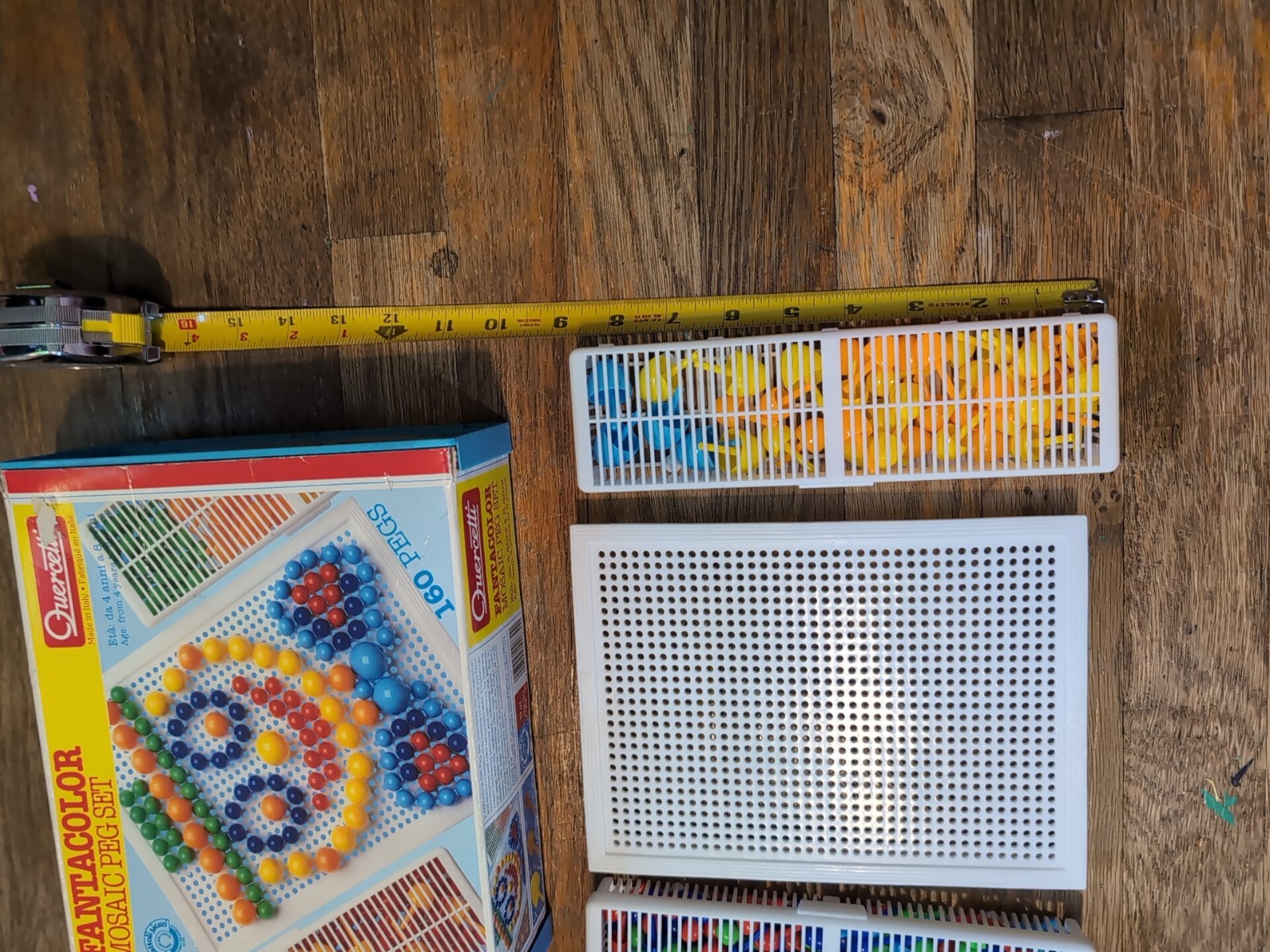 Quercetti Fantacolor Mosaic Peg Set Art Creative TOY Made In Italy