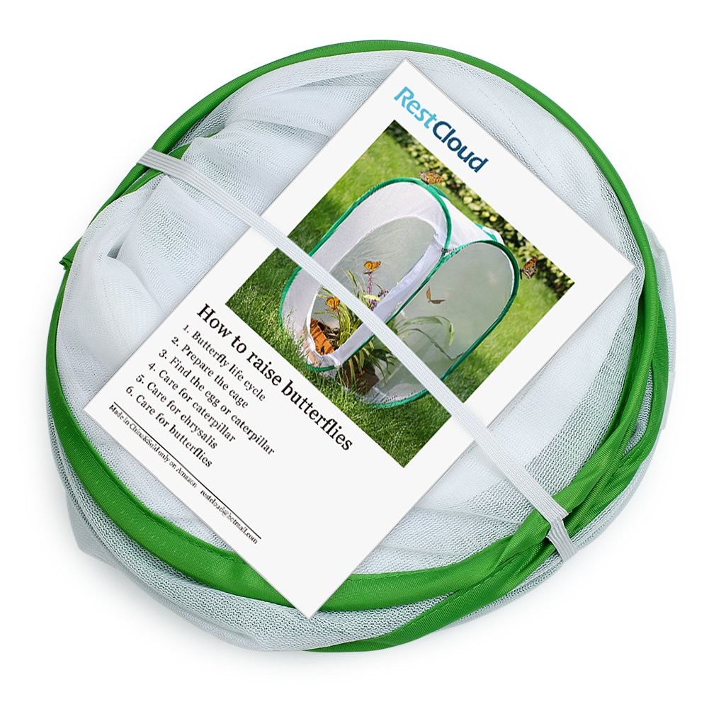 RESTCLOUD Professional Butterfly Habitat 15.7 x x 23.6 inches, Green