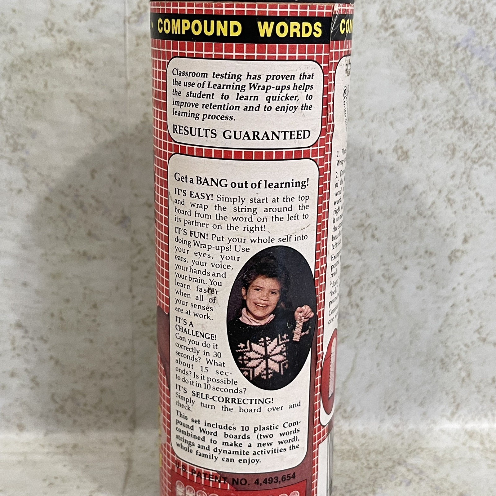 Vintage Learning Wrap-Ups Compound Words Educational Game New Old Stock USA
