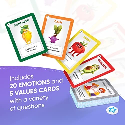 Emotion Cards for Kids – Feelings Flashcards for Social Skills & Emotional Intel