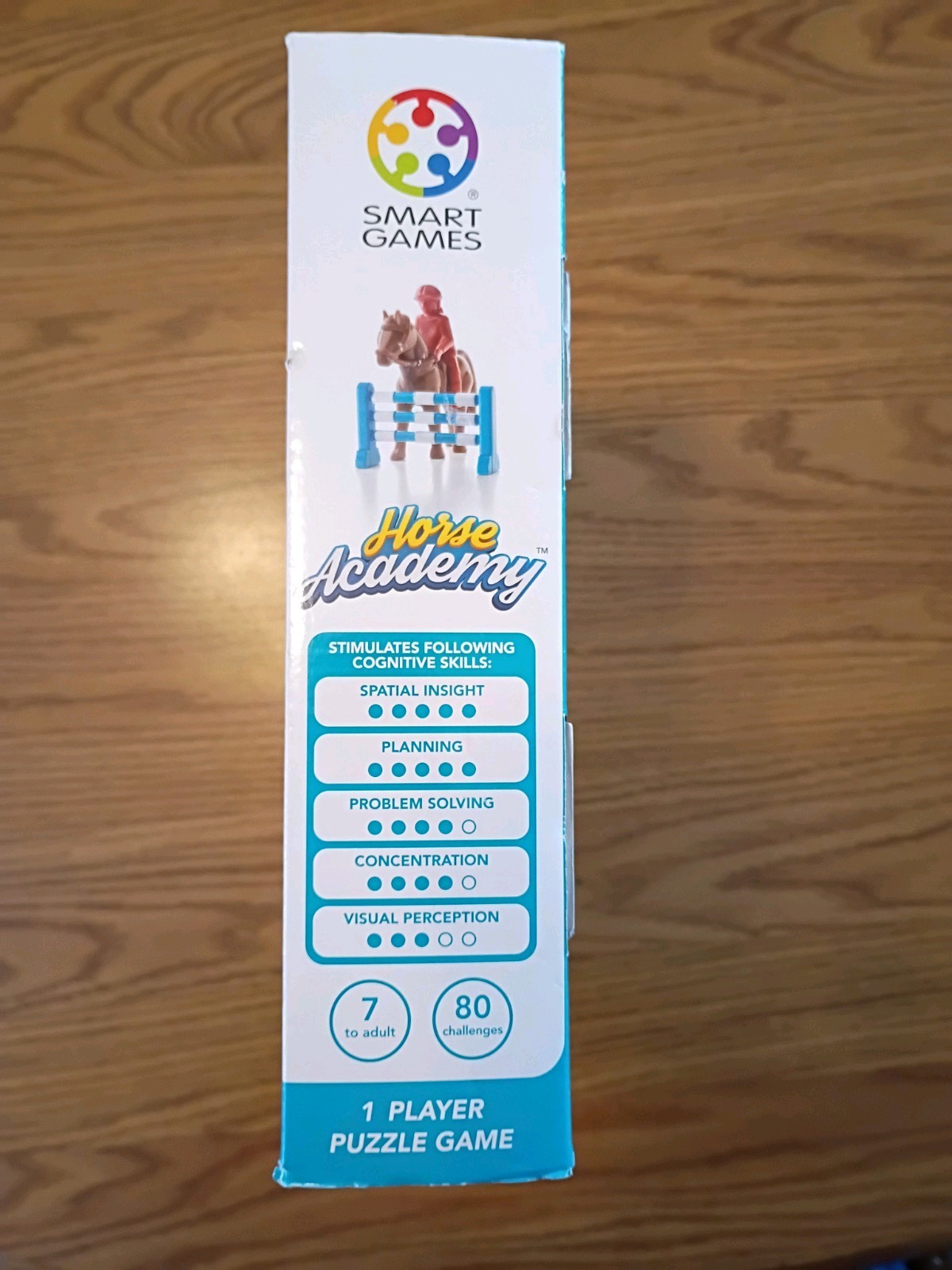 SmartGames Horse Academy Path-Building Game with 80 Challenges Ages 8 and Up