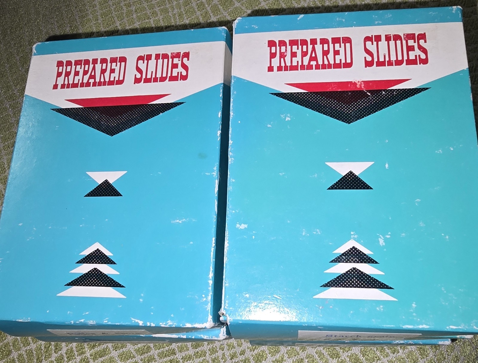 6 Boxes Prepared Microscope Slides, 12 Slides per box, Specimen’s Vintage 1960’s