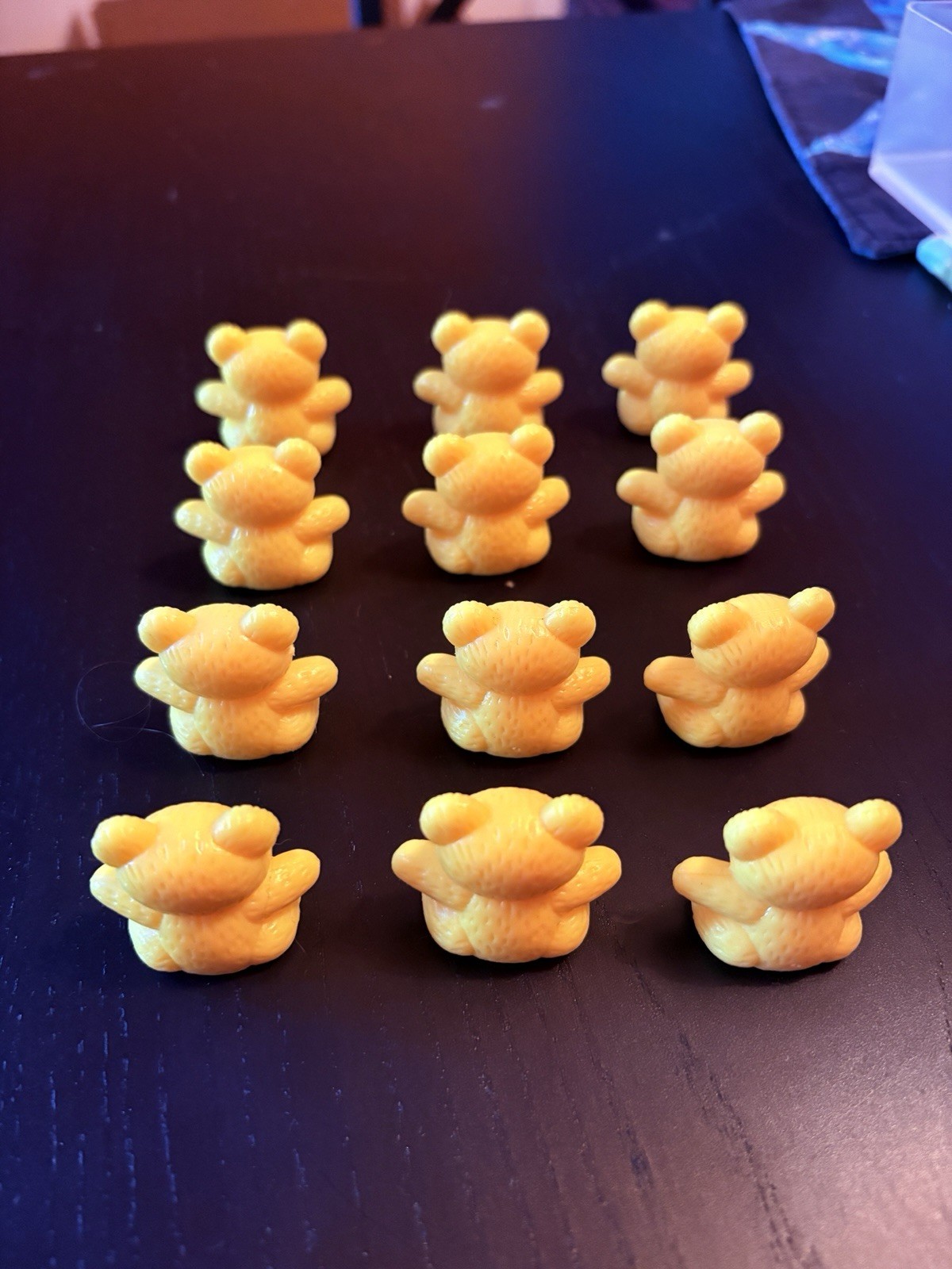 Educational Counting Colors Teddy Bear Family Plastic Pieces 4 colors 48 Pieces