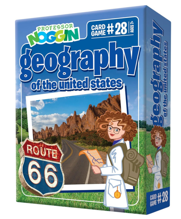 Professor Noggins Geography of the United States Card Game #28 New Sealed