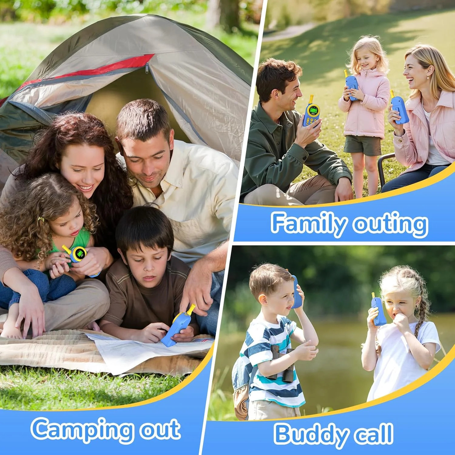 Walkie Talkies for Kids Toys Toys for 3-12 Year Old Boys Girls 22 Channels 2 Way