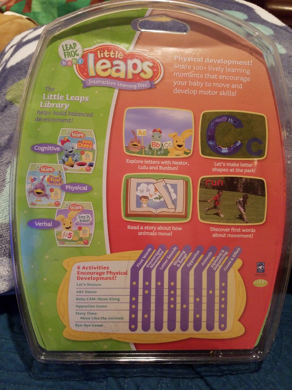 Leap Frog Baby Little Leaps Play & Move, 100 Learning Moments, with Alphabets